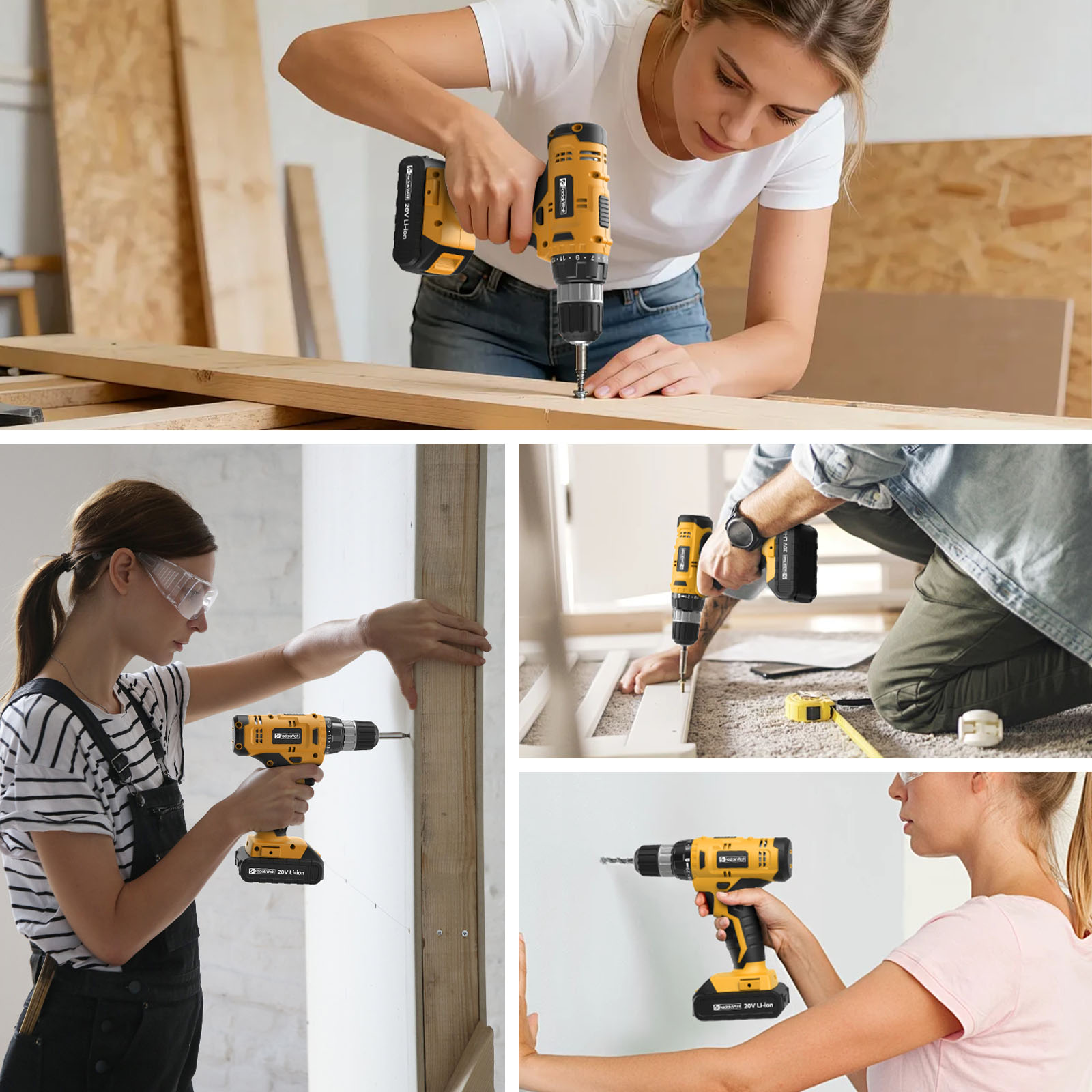 FADAKWALT 20V Cordless Drill Kit with Battery & Charger photo 6