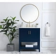 thumbnail image 6 of Elegant Kitchen and Bath 30 inch Single Bathroom Vanity in Blue, 6 of 8