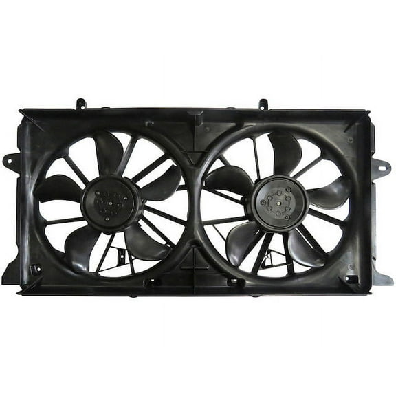 Radiator Fan Assembly - Compatible with 2014 - 2019 Chevy Silverado 1500 2015 2016 2017 2018
