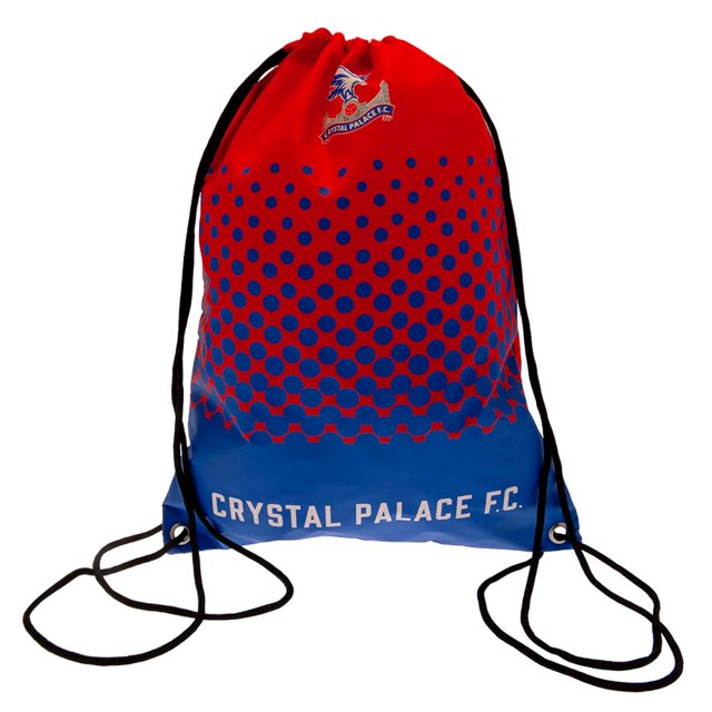 Crystal Palace FC - Mochila de Cuerdas Diseño Degradado (Rojo, Azul, Blanco)