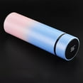 thumbnail image 4 of SHI LE YI 17 oz Double-Wall Vacuum-Sealed Stainless-Steel Insulated Water Bottle with Wide Mouth Lid  for Boys and Girls Leak Proof Lightweight Eco Friendly 17oz(500ml), Matte Blue-Pink, 4 of 6