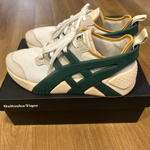 Onitsuka & Tiger BIG LOGO TRAINER 2.0 1183A795 102 WHITE PINE GREEN US11.5 EU46