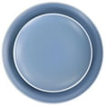 thumbnail image 3 of Spice by Tia Mowry Creamy Tahini 12 Piece Dinnerware Set in Matte Blue - 12 pc, 3 of 5