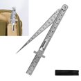 thumbnail image 2 of Precisions Stainless Steel Wedge Tapers Calipers With Double Measurement Scale For Small Hole Slot Gaps Checking, 2 of 11