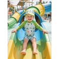 thumbnail image 5 of BemeyourBBs Newborn Baby Boys Girls One Piece Swimsuit with Hat Infant Bathing Suit UPF 50+ Rash Guard Zipper Swimwear Long Sleeve Fishing Duck Printed Summer Beachwear, 5 of 9