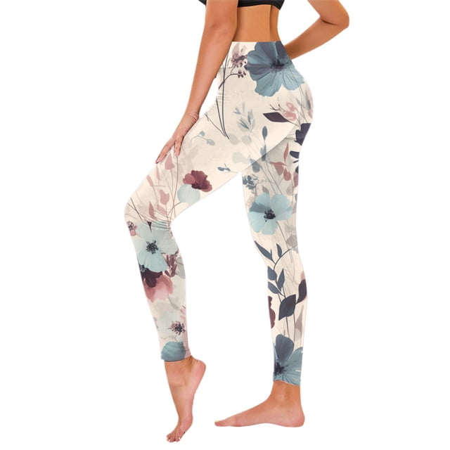 Gibobby Pantalones de yoga La yoga gruesa de la cintura alta jadea el entrenamiento que corre las polainas de la yoga para las mujeres(Caqui, XXL)