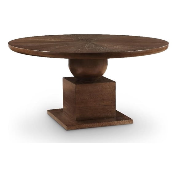 Meridian Furniture Rishal Oak Veneer Dining Table
