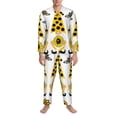 thumbnail image 3 of Lsque Sunflower Gnome Pattern Long Sleeve Pajama Set for Men - Soft 2-Piece Sleepwear and Loungewear Set with Pockets, Comfy Nightwear-XX-Large, 3 of 7