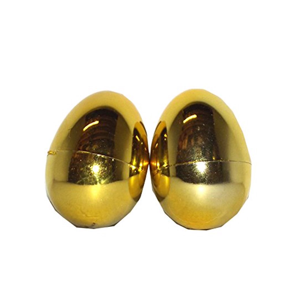 PLASTIC EASTER EGGS (GOLD)