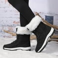 thumbnail image 3 of Oyedens Women's Winter Snow Boots Waterproof Anti Slip Outdoor Mid Calf Booties Lace up Shoes, 3 of 7