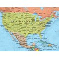 thumbnail image 4 of 48x78 World Classic Premier Wall Map Mega Poster, 4 of 4