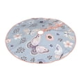 thumbnail image 2 of Bingfone Christmas Tree Skirt Mat Christmas Decoration Interior 48"-Blue Butterfly, 2 of 8