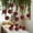 B, variant on Ltvvegg 12 Pcs Brown Christmas Ball Ornaments Christmas Tree Decorations 3.14in Shatterproof Foam Glitter Balls Hanging Xmas Tree Ornaments for Home New Year Holiday Indoor Outdoor Party Decor