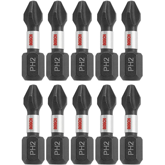 Bosch 10 Pack of Genuine OEM Drill Bits - ITPH21B