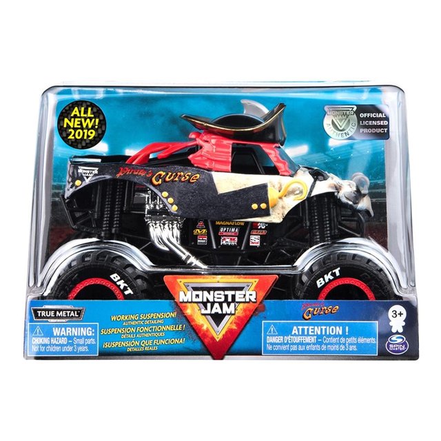 Vehículo Monster Jam Escala 1:24 Pirates Curse