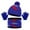 ZI-Blue, variant on Wxirdiow Toddler Hat And Gloves Kids Winter Hat Scarf Gloves Set Girls Boys Hat With Pom Neck Warmer 3pc Fleece Knitted Set Purple Size,4-10 Years