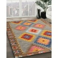 thumbnail image 2 of Ahgly Company Indoor Rectangle Contemporary Chestnut Red Southwestern Area Rugs, 8' x 10', 2 of 6