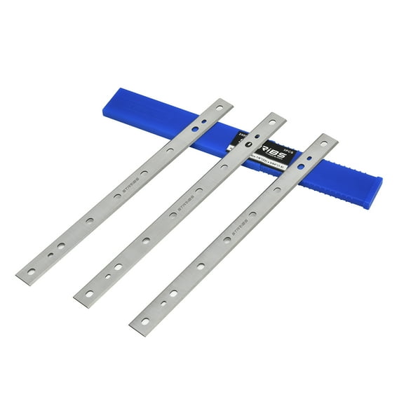STARIBS 12-1/2 Inch Planer Blades - Set of 3 HSS Replacement Blades for DeWalt DW734 & DW7342