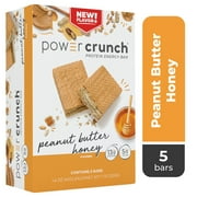 Power Crunch Original Protein Energy Bars, Peanut Butter Honey, 5 Ct Box, 1.4 oz