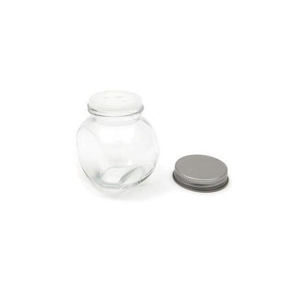 Grey Label Glass Utility Jar, Glass Jar