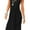 Black, variant on Womens Summer Casual Half Sleeve Empire Waist Loose Swing Pleated Modest Work Tunic T Shirt Dresses