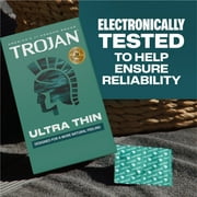 Trojan Ultra Thin Latex Lubricated Condoms for a More Natural Feeling, 36 Count