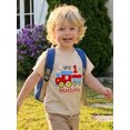 thumbnail image 5 of BemeyourBBs Kids Toddler Baby Girl Boy Birthday T-shirt Outfit My 1st 2nd 3rd Years Old Birthday Clothes Short Sleeve Embroidery Letters Train Summer Casual Pullover Tee Shirt Tops, 5 of 9