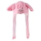 thumbnail image 1 of Divertido y lindo gorro de cerdo de peluche con patas y orejas móviles que se levantan para disfraz. Rosado, 1 of 9