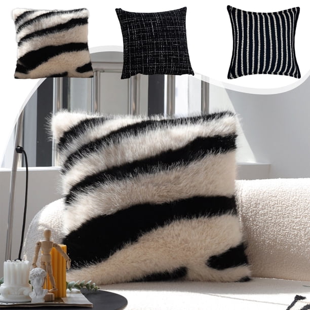 Juego de Cojines Decorativos para Sofá de Sala de Estar - Cojín Moderno y Cómodo, Negro MNFD