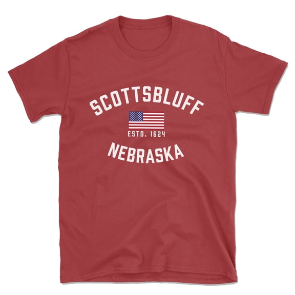 Scottsbluff Nebraska Patriot Men's Cotton T-Shirt