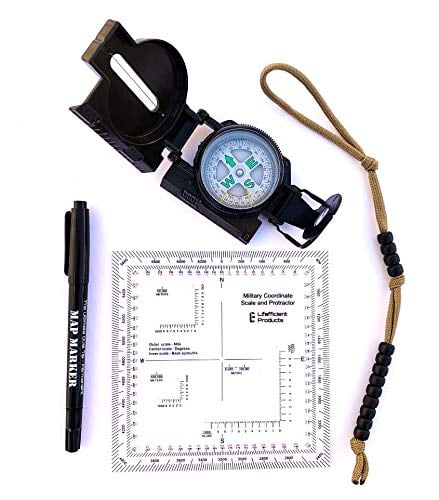 Outdoor Discovery Lensatic Compass Toy Ages 8+ 