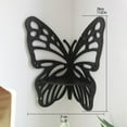 thumbnail image 5 of sunsanly Butterfly Storage Rack Corner Shelf Strong Load-bearing Easy to Assemble Wall Corner Bracket Crystal Display Shelf Decoration, 5 of 7