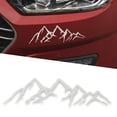 thumbnail image 1 of Vinyl Snow Mountain Tree Sticker, Trunk Logo Sticker, Car Exterior Accessories, Universal for Car, Window and Laptop (White), 1 of 5