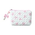 thumbnail image 2 of ONLYEOR C Green Bow Shaped Cosmetic Bag, Lipstick Pouch & Coin Purse, Small Capacity Travel Kit, Adorable Gift For Women, 2 of 5