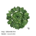 thumbnail image 4 of Yhmxh 5 Pack Artificial Green Leaves Vine Garlands, Green Hanging Ivy with Leaves, Artificial Greenery Hanging Vines for Wall, Ceiling, Patio, Wedding Party Home Indoor Outdoor Green Decoration, 4 of 6
