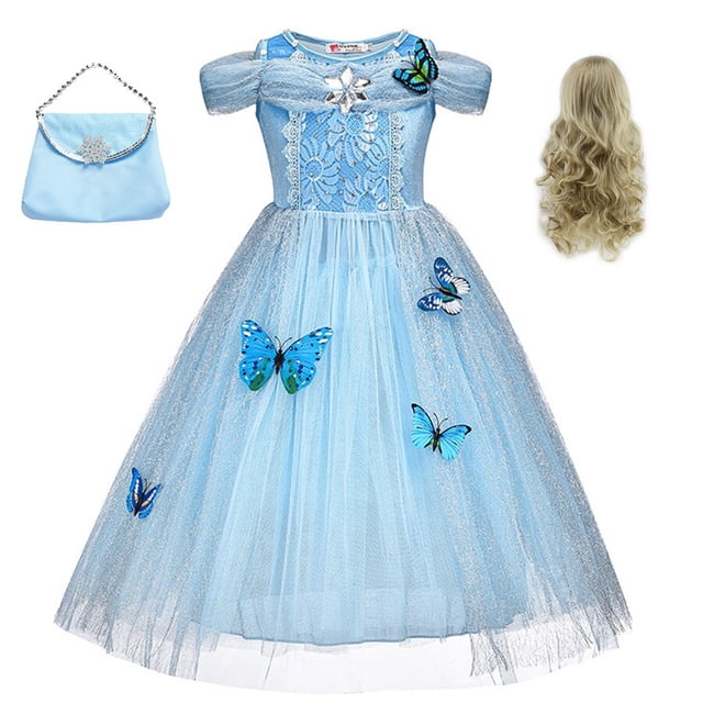 Disfraz de princesa Cenicienta de Disney para niñas, vestido de fiesta educativo para niños, vestido de Carnaval para niños, Reina Elsa Anna zhangyuxiang unisex
