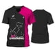thumbnail image 1 of Camiseta de verano personalizada con estampado 3D para hombre y mujer, camisa Unisex de aseo, uniforme, ropa no laboral, DW171Adult size XXL Gao Jinjia LED, 1 of 2