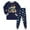 H6-Dark Blue, variant on Child Boy Pjs Clothing for Kids 5T 6T 7T 8Y 9Y 10Y Long Sleeve Shirt Elastic Waist Pants 2Pcs Cute Set Boys Fall Winter Outfits Sizes 5-6 Years,Black