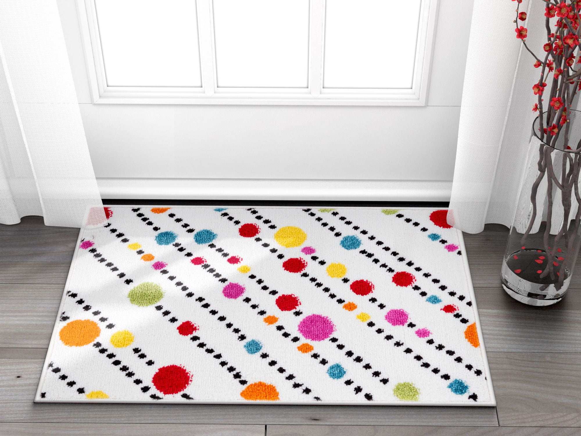 nursery rainbow rug