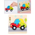 thumbnail image 4 of de madera colorido juega el desarrollo del niño de 1-4 años Coche Zulema Rompecabezas Montessori, 4 of 8