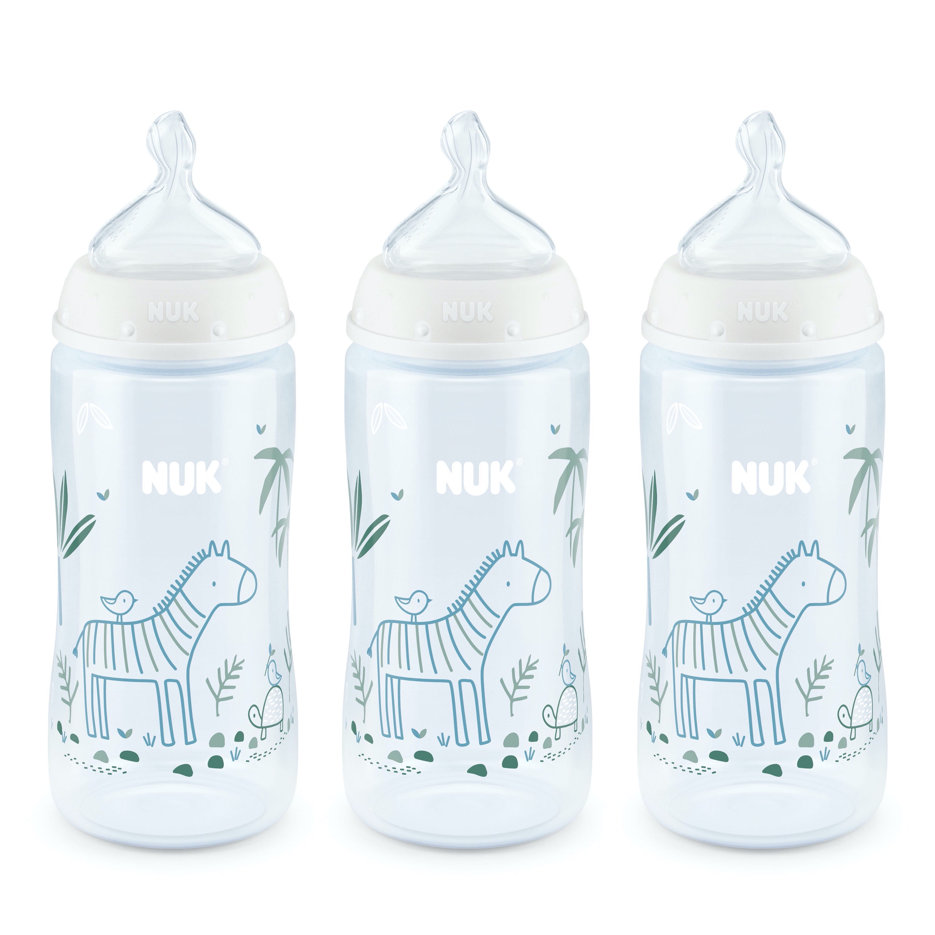 NUK Perfect Fit Bottle, 10 oz, 3 Pack