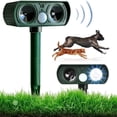 thumbnail image 2 of Repelente solar para animales Repelente para pájaros Repelente para perros y gatos callejeros Repelente solar ultrasónico para animales para exteriores, 2 of 6