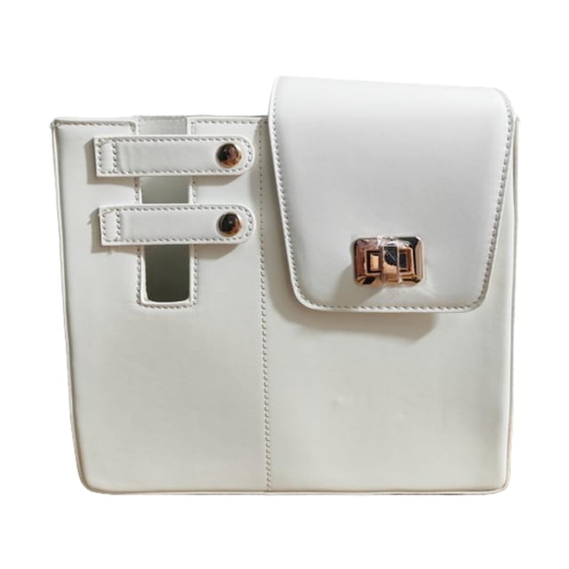 TISHITA Sac Bandoulière pour Gobelet d'Eau, Sac de Transport pour Sac à Dos, Randonnée, Voyage, Blanc