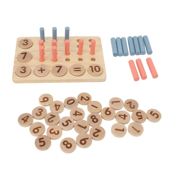 Counting Number Blocks and Sticks, Cognitive Development Math Manipulatives Toys for Kids
