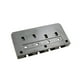 thumbnail image 4 of puente de bajo cuerdas con tornillos de llave para bajo eléctrico negro shamjiam 4 cuerdas Bass Guitar Bridge, 4 of 9