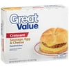 Great Value Sausage Egg Cheese Croissant