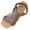 Gray, variant on Women's Versatile Casual Plus-Size Shoes Spring/Summer Style Comfortable Intersection Weave Strap Bohemian Style Breathable Flat Sandals. Silver 7