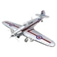 thumbnail image 2 of Kits de construcción de caza 1:48, avión DIY, regalo de cumpleaños, decoración de escritorio para niños, adorno para adultos, rompecabezas 3D, modelo plata, 2 of 8