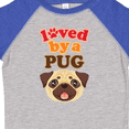 thumbnail image 4 of Inktastic Pug Dog Loved by a Pug Boys or Girls Toddler T-Shirt, 4 of 5