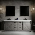 thumbnail image 2 of Ketchum 84 in W x 22 in D Ash Grey Double Bath Vanity, White Quartz Top and 34 in Mirrors, 2 of 8